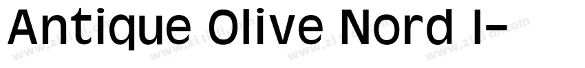 Antique Olive Nord I字体转换